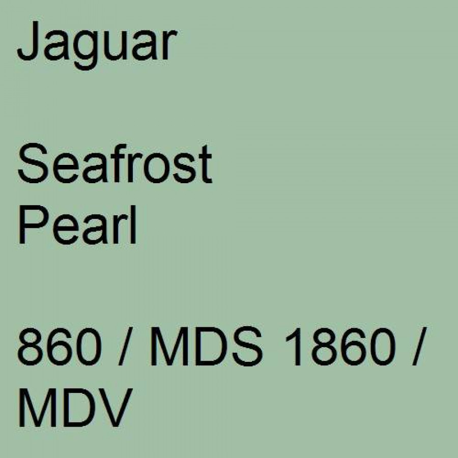 Jaguar, Seafrost Pearl, 860 / MDS 1860 / MDV.